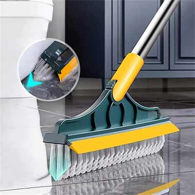 Best 2-in-1 Bathroom Cleaning Brush with Wiper 1 Best 2-in-1 Bathroom Cleaning Brush with Wiper