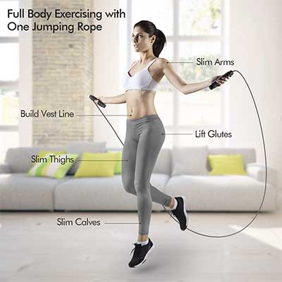 Men and Women Jumping Rope Weight Loss