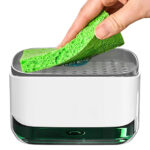 2-in-1 Dish Soap Dispenser with Sponge Holder